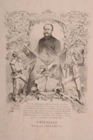 Bildnis von Friedrich (VIII.) (1829-1880), Herzog von Schleswig-Holstein-Sonderburg-Augustenburg