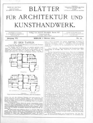 No. 10, 1. Oktober 1894