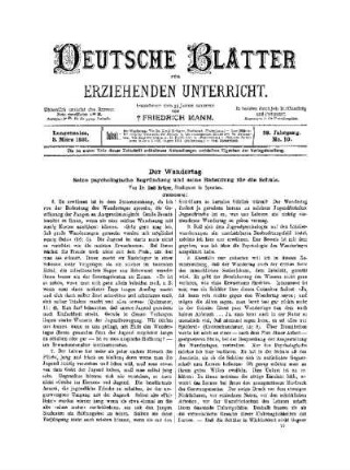 Der Wandertag : (Fortsetzung)