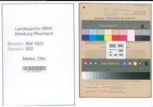 Entnazifizierung Otto Mietke , geb. 02.09.1907 (Foerster)