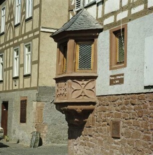 Büdingen. Pfarrhaus. Erker von Südosten