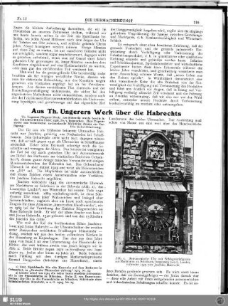 Aus Th. Ungerers Werk über die Habrechts