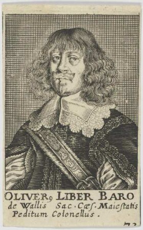 Bildnis des Oliverus Liber-Baro de Wallis