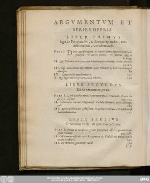 Argumentum Et Series Operis.