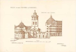 Hocheder, Karl; München; Müller´sches Volksbad - Südseite (Ansicht)