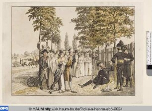 Das Lager Herzog Friedrich Wilhelms von Braunschweig-Oels, vor dem Gefecht bei Ölper