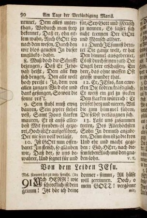 Von dem Leiden Jesu.