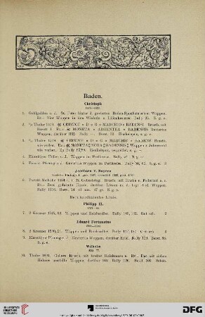 Baden (Nr. 1-68)