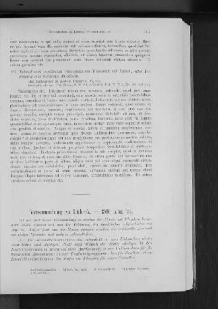 Versammlung zu Lübeck. - 1360 Aug. 24.