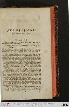 Zum Monat Juli