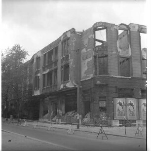 Negativ: Ruine, Varziner Straße 7, 1955