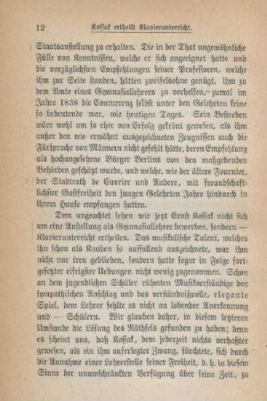 Kossak ertheilt Klavierunterricht