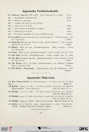 Japanische Farbholzschnitte (Nr. 187 - 202)