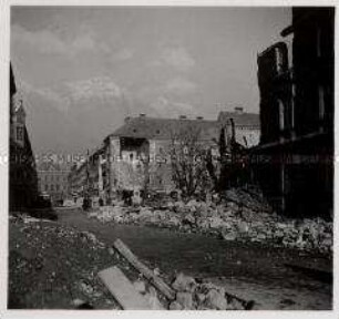Innsbruck, Zerstörte Wohnhäuser