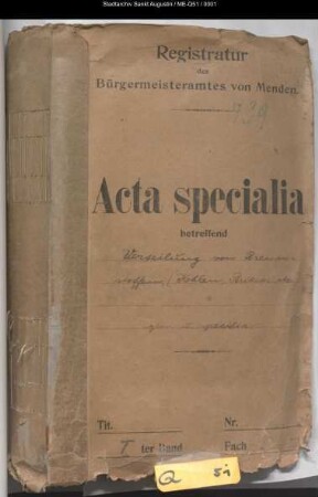 Brennmaterialien, Kohlen, Briketts - generalia und specialia -