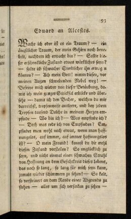 93-110, Eduard an Alcestes. - Eduard an Alcestes.