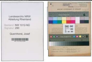 Entnazifizierung Josef Quernhorst , geb. 29.03.1901 (Landwirt)