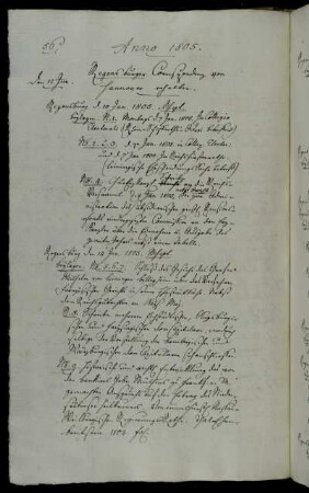 Regensburger Correspondenz von Hannover erhalten.
