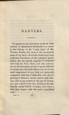 Sayings and doings : a series of sketches from life ; in three volumes, 1