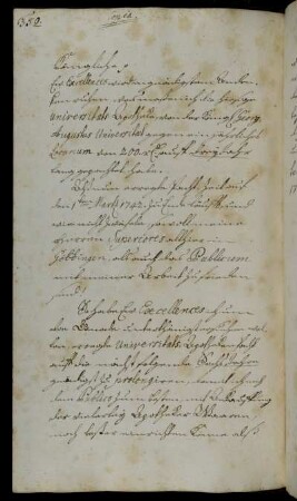 Gesuch des Universitätsapothekers Jäger um Verlängerung der Pacht der Universitätsapotheke um sechs Jahre.