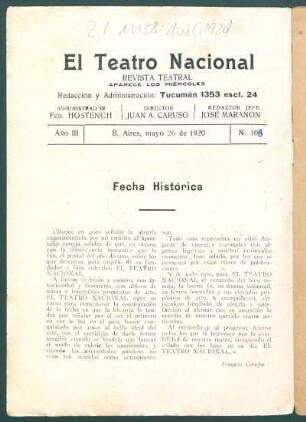 Fecha histórica