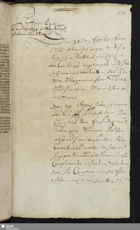 Protocollum des im Majo. 1715. in Altenburgk gehaltenen LandTages