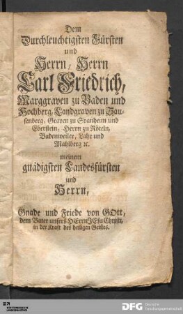 Unterthänigste Zuschrift.
