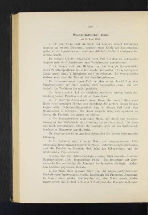 Wissenschaftlicher Abend am 18. Juni 1904.
