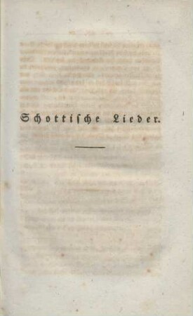 Schottische Lieder