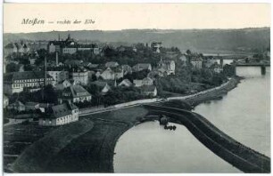 Meißen. Niederfähre und Winterhafen