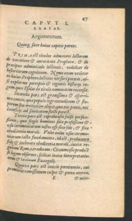 Caput I. Esaiae