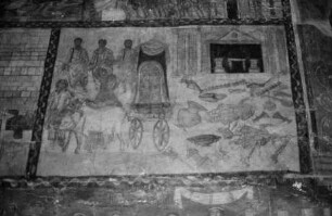 Szenen aus dem Alten Testament — Westwand — Die Lade bei den Philistern (1.Sam. 5-6)