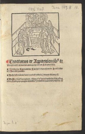 De apparitionibus et receptaculis animarum exutarum corporibus etc.