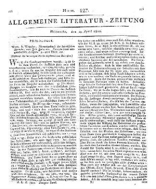 Jahn, J.: Elementarbuch der hebräischen Sprache. etc. (Beschluß der im vorigen Stück abgebrochenen Recension)
