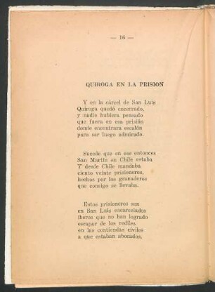 Quiroga en la prisión