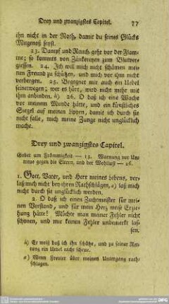 Drey und zwanzigstes Capitel