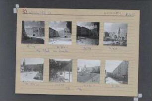 Straßenansichten. Berlin, Mitte, Wilhelm-Pieck-Straße (bis 1951 und ab 1994 Torstraße)/Linienstraße