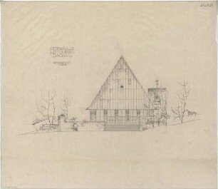 Gsaenger, Gustav; Dachau - Leitenberg (Bayern); Gedächtnisstätte - Westseite (Ansicht)