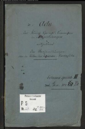 Protokollakten zu den Zivilstandsregistern der Juden für den Ort Meinerzhagen (T 1849-1871)