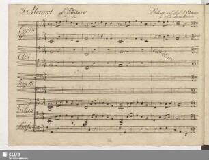 3. Menuet. - Le Bizare