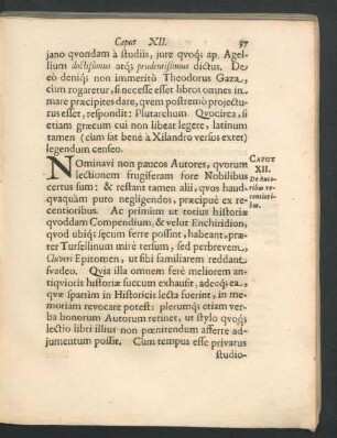 Caput XII. De Autoribus recentioribus.