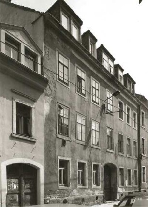 Dresden-Neustadt, Böhmische Straße 11. Wohnhaus (um 1860/1870). Straßenansicht