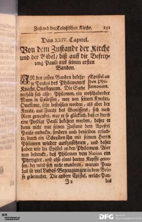 Das XXIV. Capitel.
