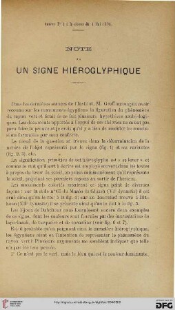 3.Ser. 5.1894: Note sur un signe hiéroglyphique