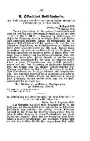 Festsetzung des Grundgehalts für neue Lehrerstellen an öffentlichen Volksschulen : [H. Öffentliches Volksschulwesen]