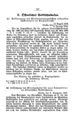 Festsetzung des Grundgehalts für neue Lehrerstellen an öffentlichen Volksschulen : [H. Öffentliches Volksschulwesen]