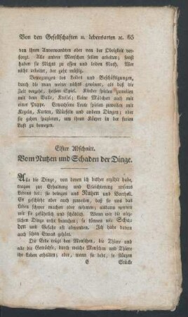 Elfter Abschnitt. - Funfzehnter Abschnitt.