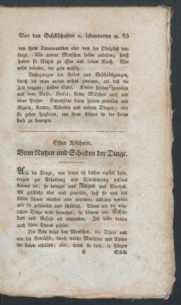 Elfter Abschnitt. - Funfzehnter Abschnitt.