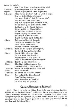 Gustav Bertram 75 Jahre alt
