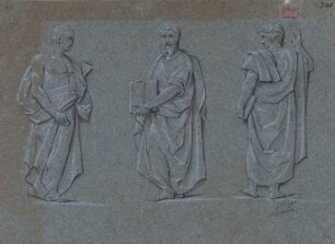 Drei Gewandfiguren